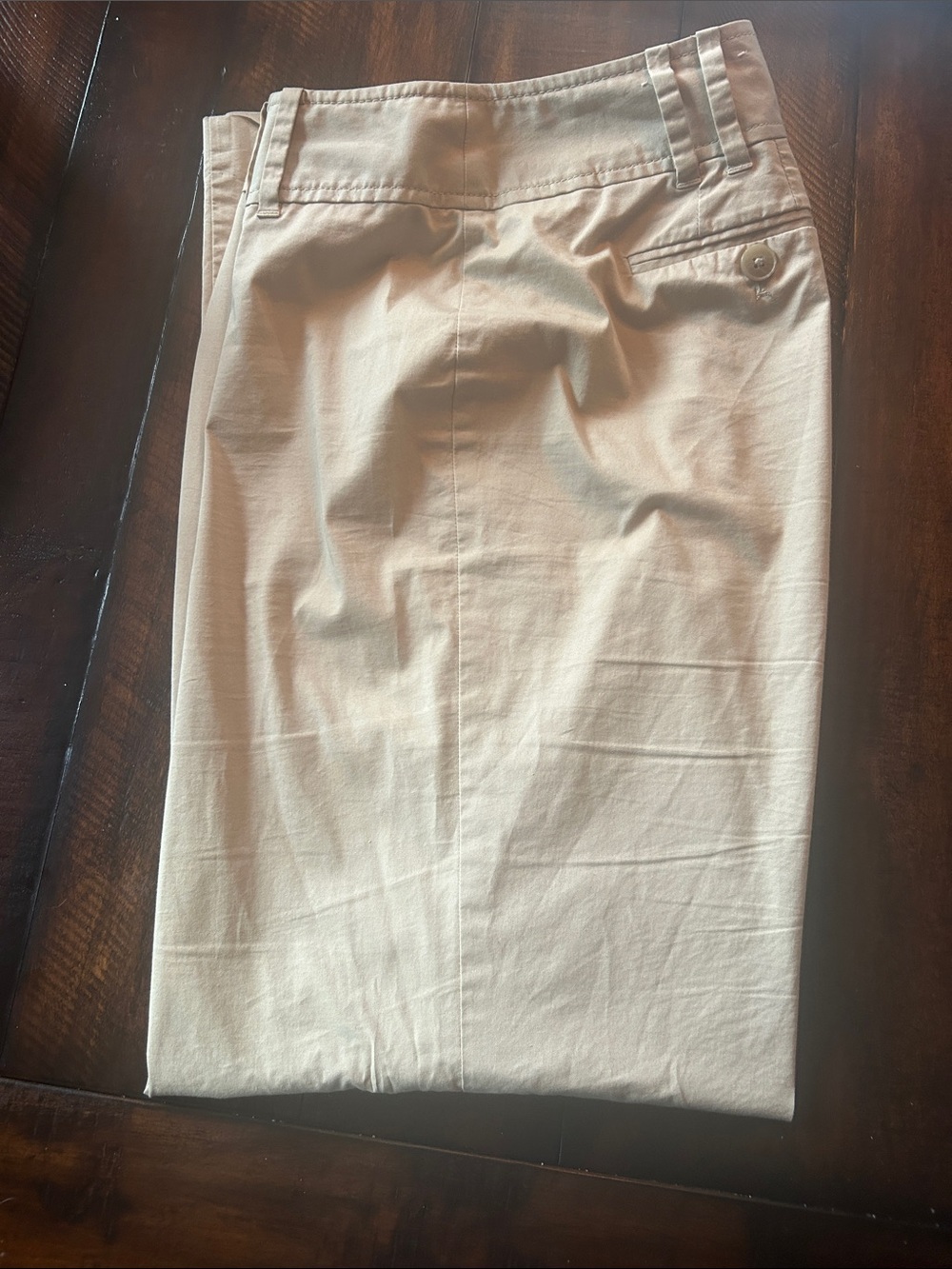 LOFT Juliette Beige Stretch Skirt